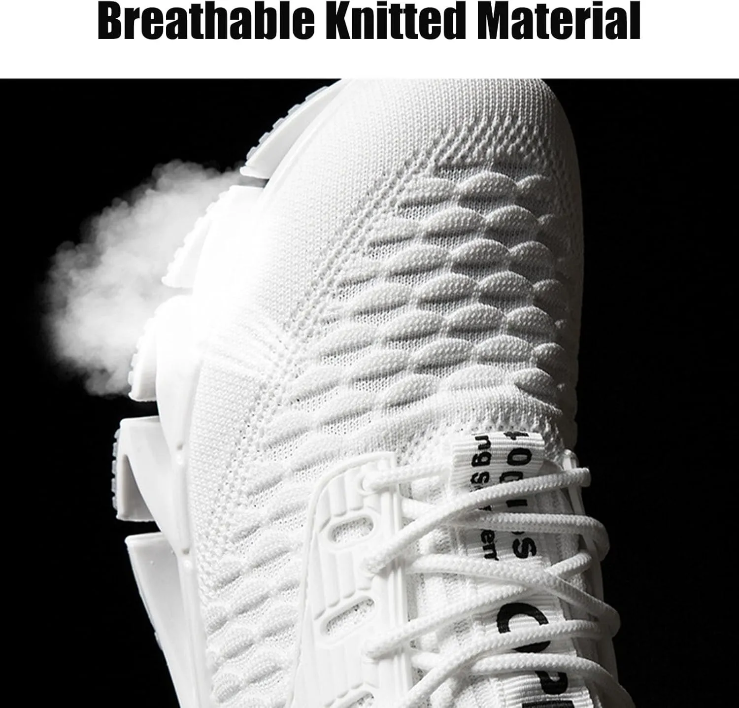 Jfxgjuv Luniva Shoes, Height Boosting Shoes for Men, Mens Walking Shoes Breathable Knit Slip On Sneakers Lightweight Athletic Gym Shoes