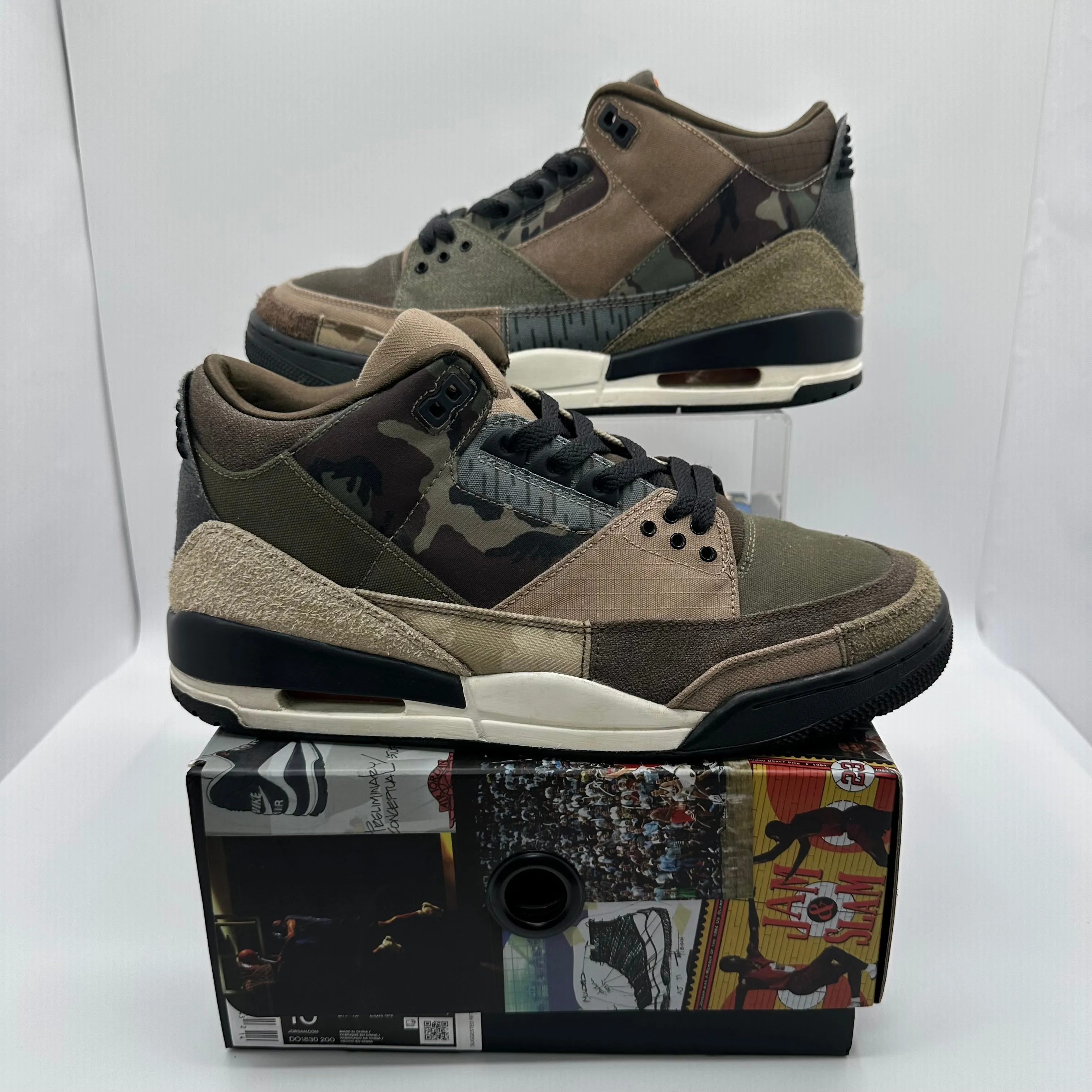 Jordan 3 Reteo SE Patchwork Camo *pre-owned* (SIZE 10)