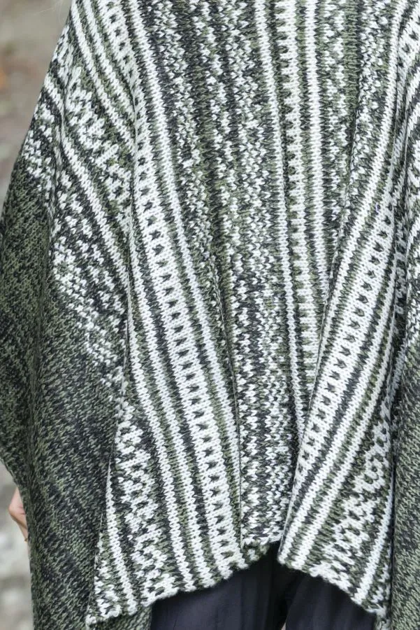 Khaki Knit Wrap