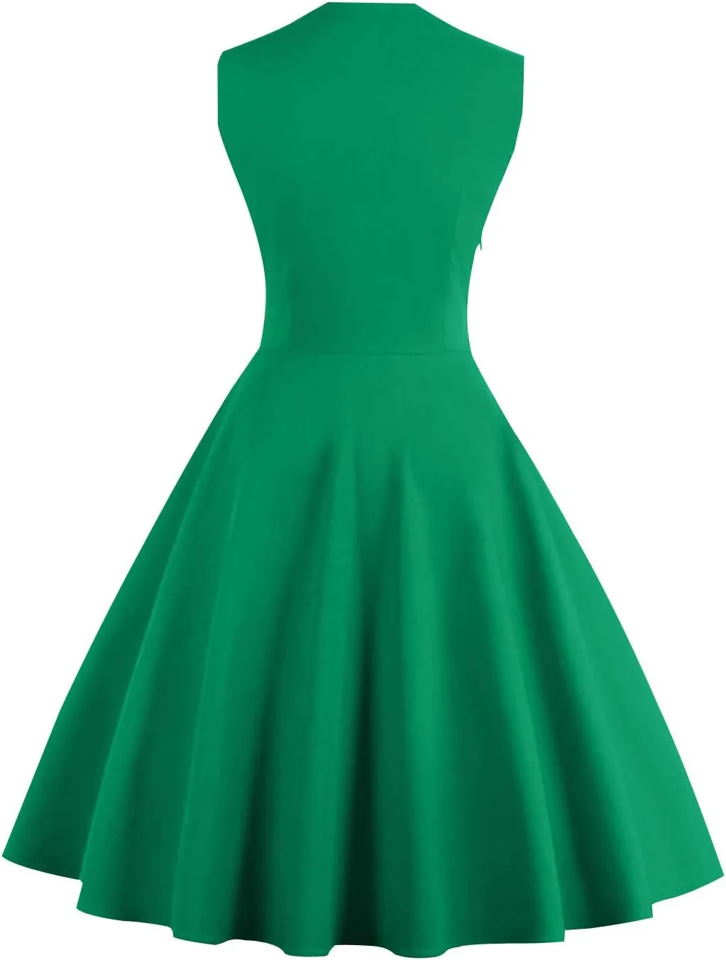 KILLREAL Women's Polka Dot Retro Vintage Style Cocktail Party Swing Dress