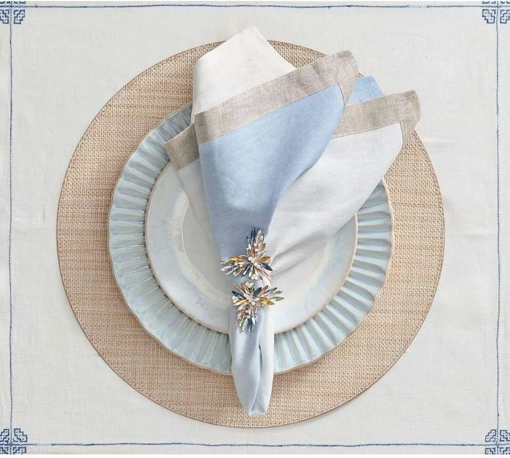 Kim Seybert Portofino Placemats, Set of 4 (Natural)