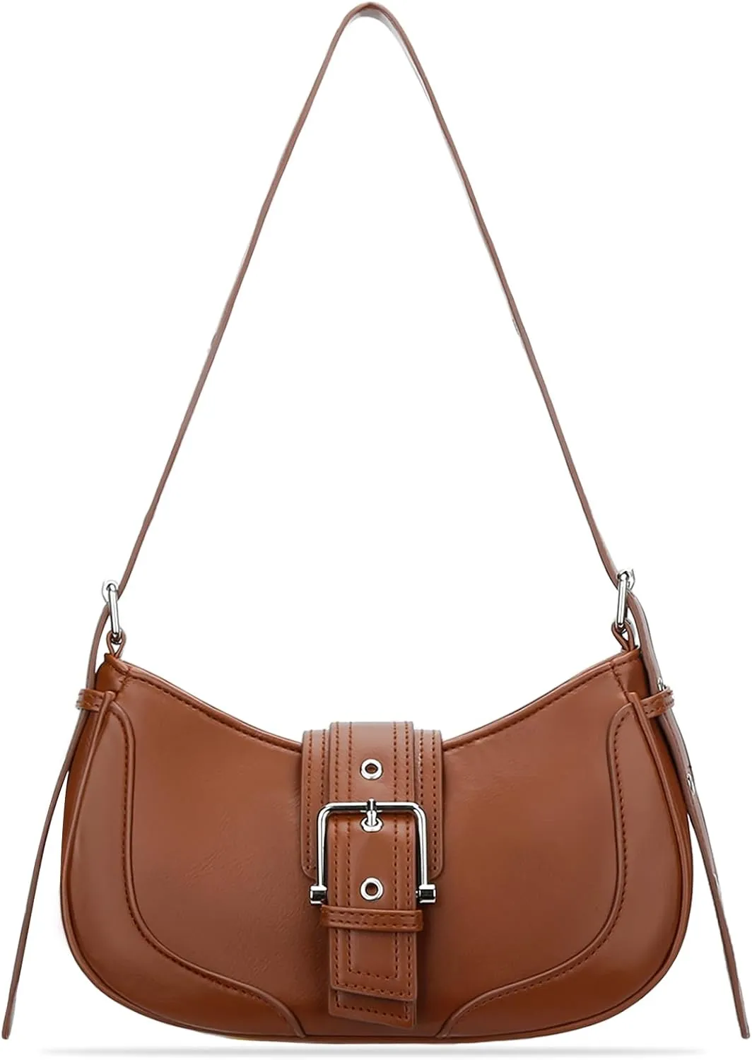 KKXIU Shoulder Bags for Women Retro Crescent Hobo Handbag Y2K Underarm Purse