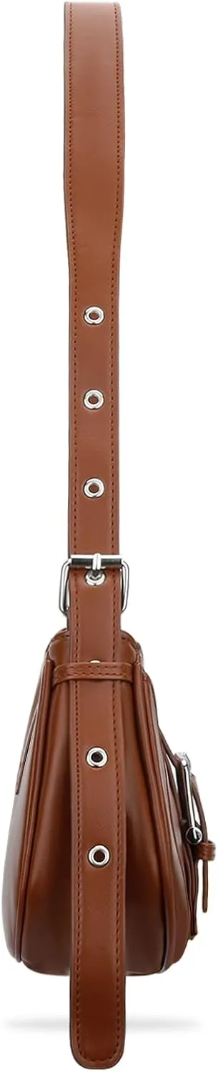 KKXIU Shoulder Bags for Women Retro Crescent Hobo Handbag Y2K Underarm Purse