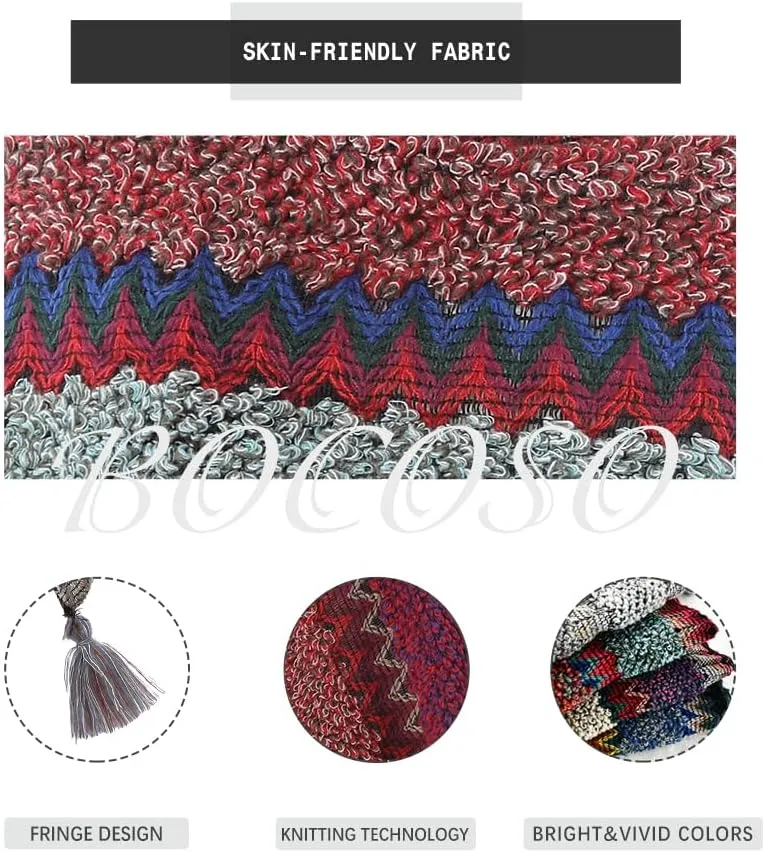Knit Shawl Wrap Poncho Cape for Women, Ladies Knitted Cardigan Kimono with Fringe for Fall Winter