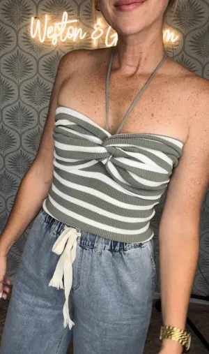 Knotted Knit Halter