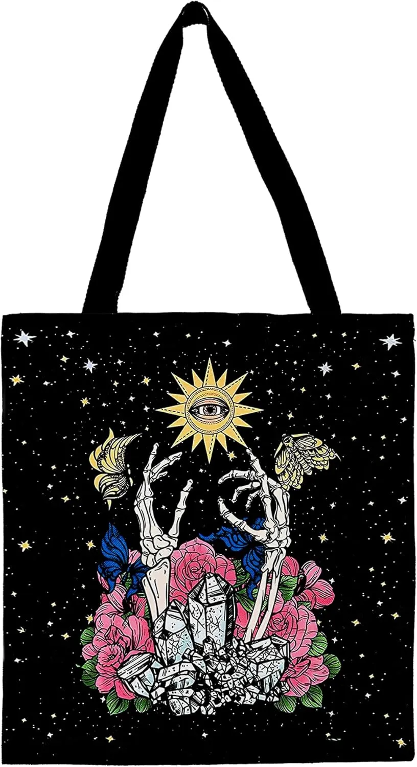 Kunlisa Dead Moth Tote - Goth Bag for Women