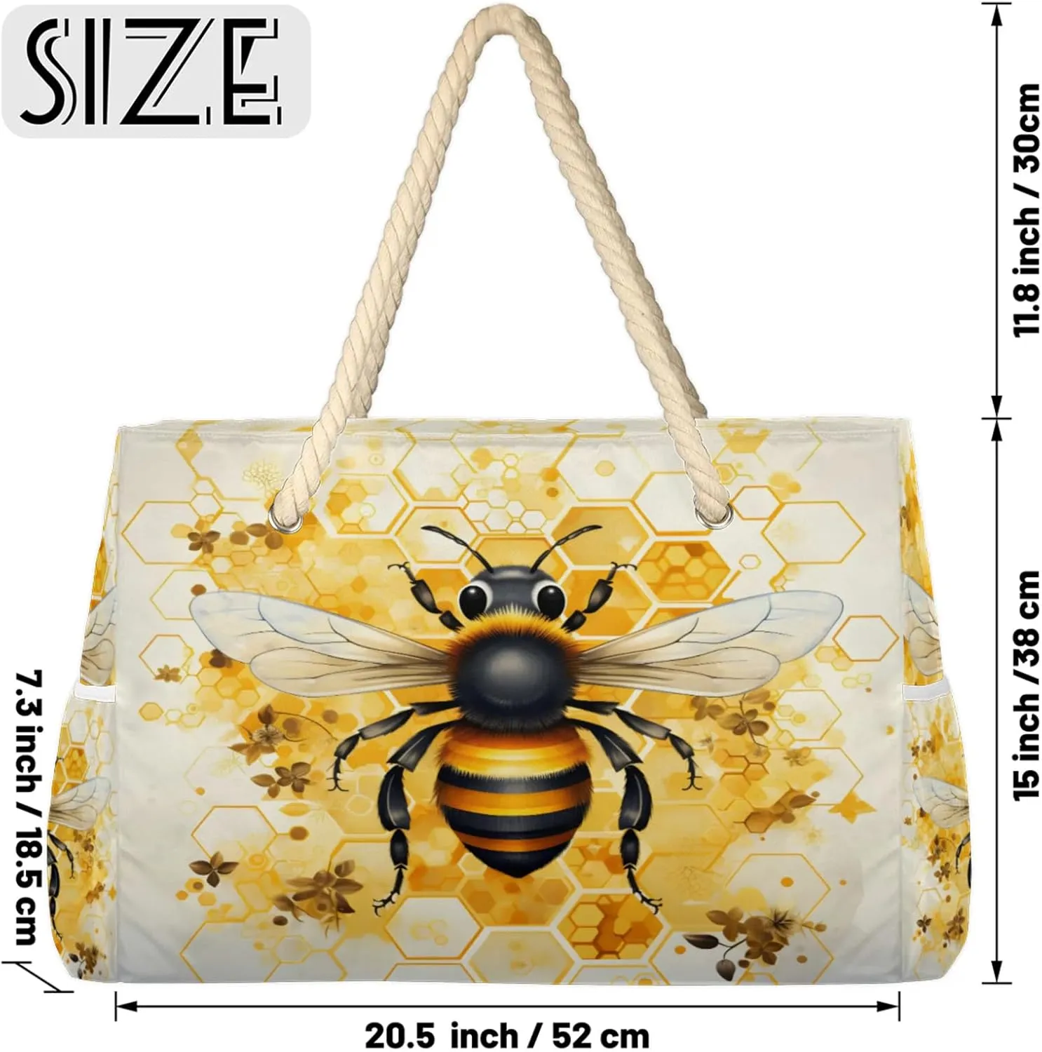 Large Beach Tote Bags for Women, Waterproof Beach Bag with Zipper, Swim Pool Tote Bags