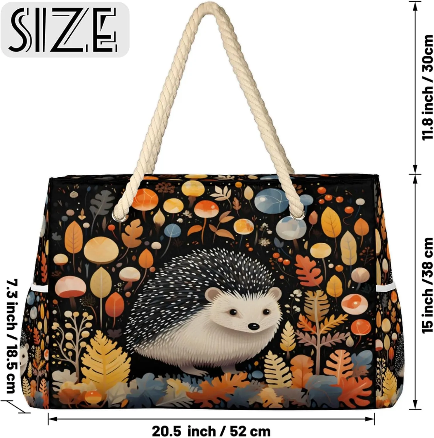 Large Beach Tote Bags for Women, Waterproof Beach Bag with Zipper, Swim Pool Tote Bags