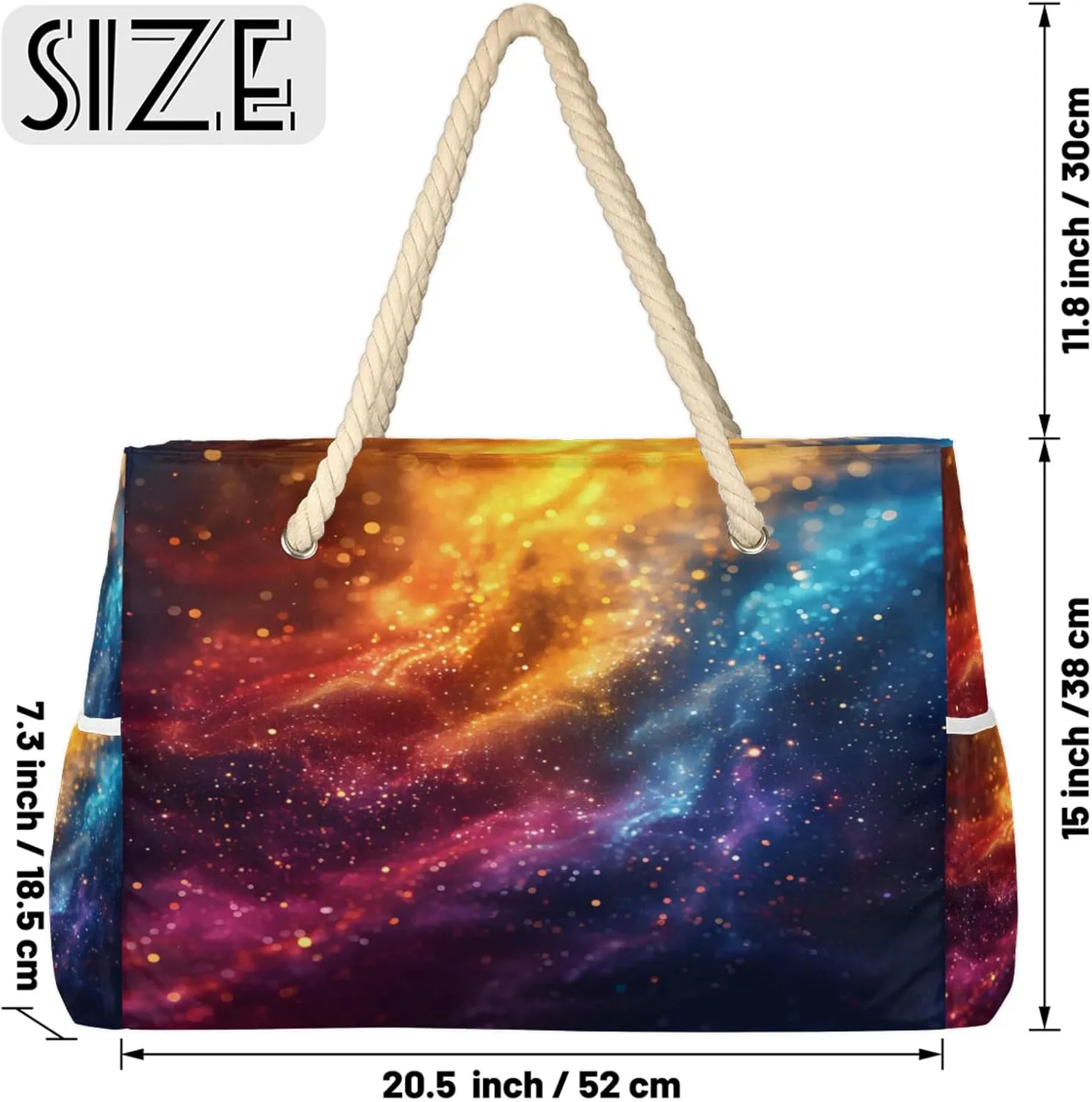 Large Beach Tote Bags with Zipper, Beach Bag for Women, Waterproof Sandproof Pool Swim Bags, Travel Tote Bag