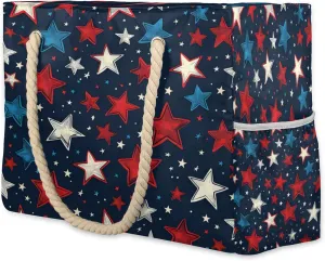 Large Beach Tote Bags with Zipper, Beach Bag for Women, Waterproof Sandproof Pool Swim Bags, Travel Tote Bag