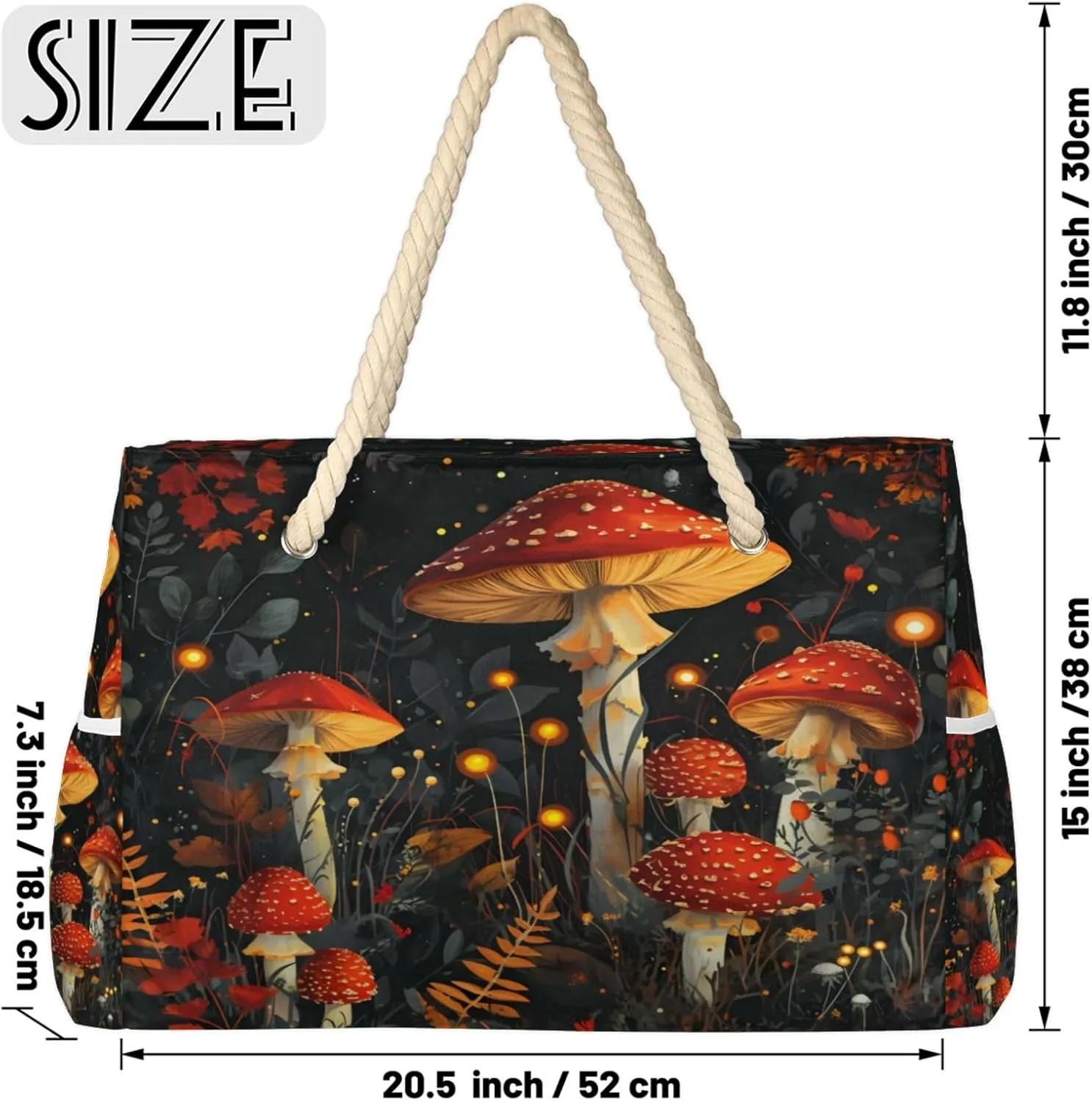 Large Beach Tote Bags with Zipper, Beach Bag for Women, Waterproof Sandproof Pool Swim Bags, Travel Tote Bag