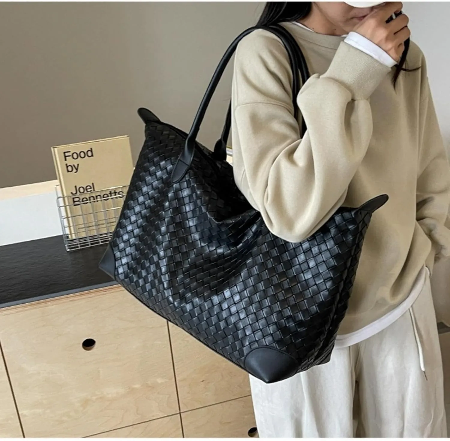 Large Capacity Crossbody Bags for Women, Retro Diamond Grid Casual Bag, Fashionable Versatile Shoulder Bag for Women