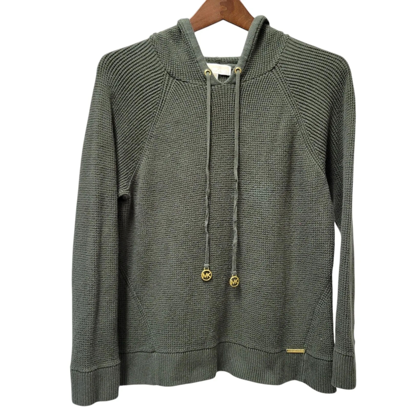 Large Loyal customers Hoodie Sweatshirt Simple Condition Kors Michael Excellent Size Pullover Women's