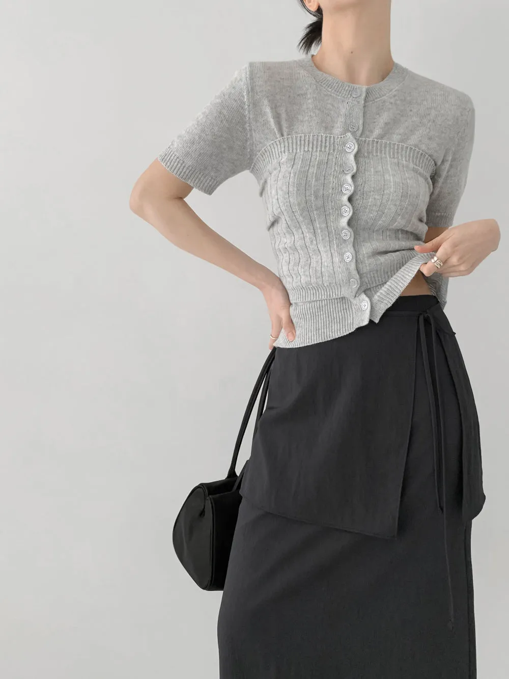 Lay Cardigan Bustier Set (PREORDER)