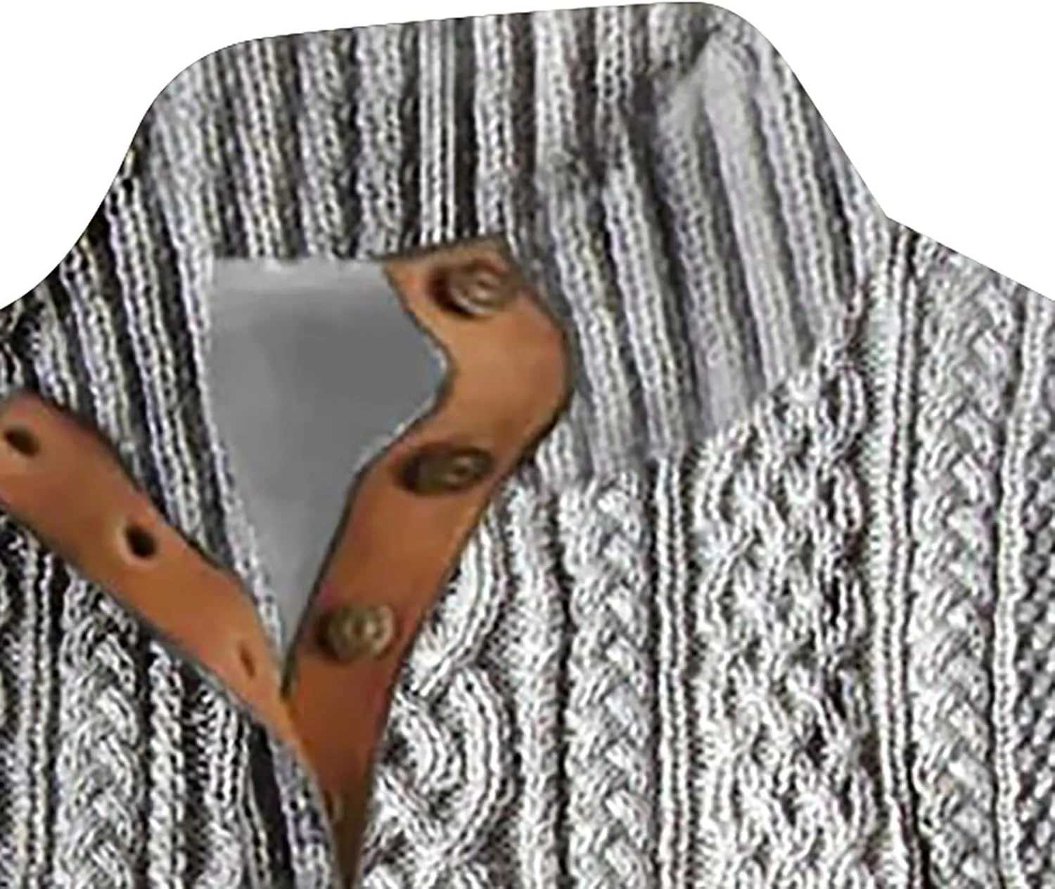LCMTWX Mens Sweater Mock Neck Collar Button Sweatshirt 1/4 Top Button Long Sleeve Jacket Outdoor Fashion Sweater Collar