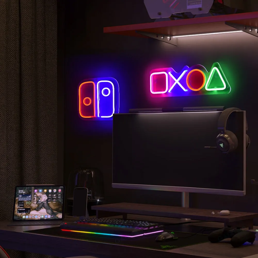 LED Light Gaming Night Light Decor