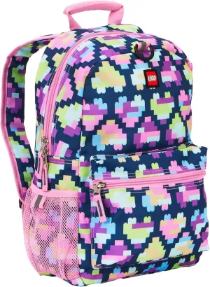 LEGO ICONIC PRINTS BACKPACK - NEON BRICK HEARTS