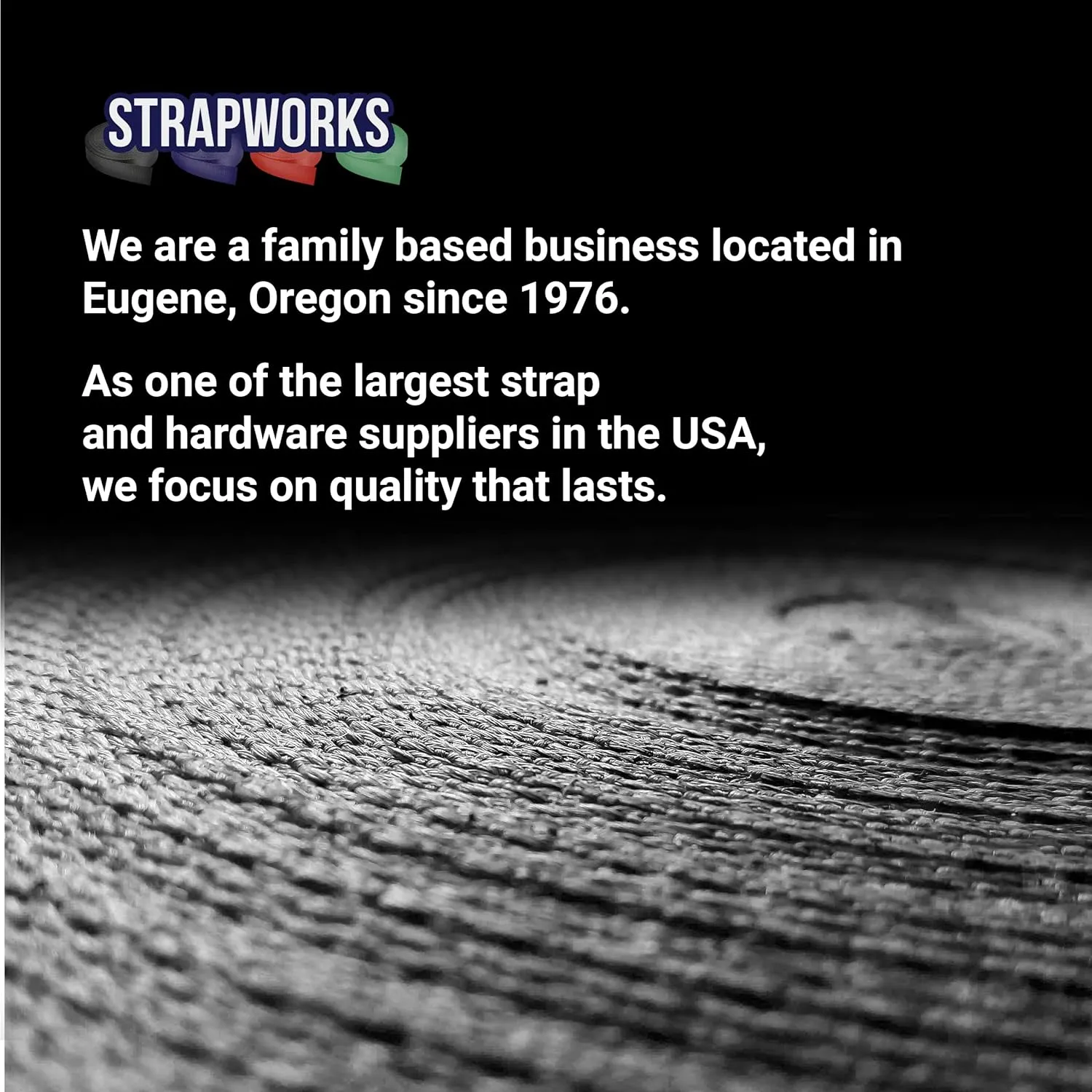 Lightweight Polypropylene Webbing - Poly Strapping for Outdoor DIY Gear Repair, Pet Collars, Crafts – 1.5 Inch by 10, 25, or 50 Yards, Over 20 Colors
