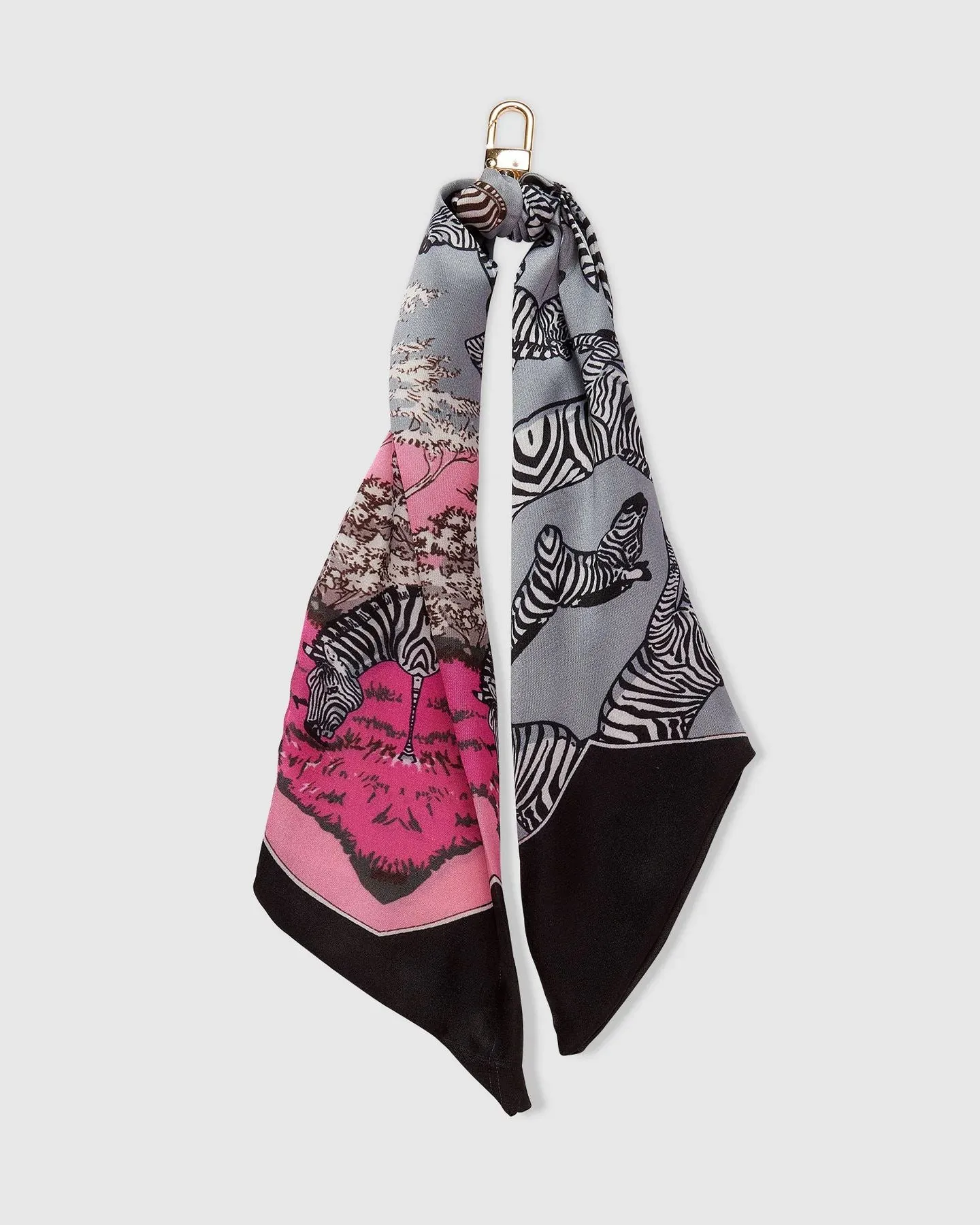 LOUENHIDE Kiki Bag Scarf - Fuschia