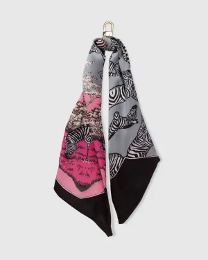 LOUENHIDE Kiki Bag Scarf - Fuschia