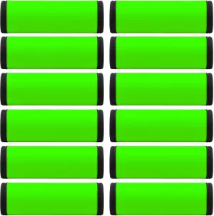 Luggage Handle Wrap 12 Pack-Bulk Luggage Handle Wraps For Suitcases Neoprene Handle Wraps/Cover/Grips For Carry on/Bag/Car Travel Accessories For Luggage (Green 4.0)