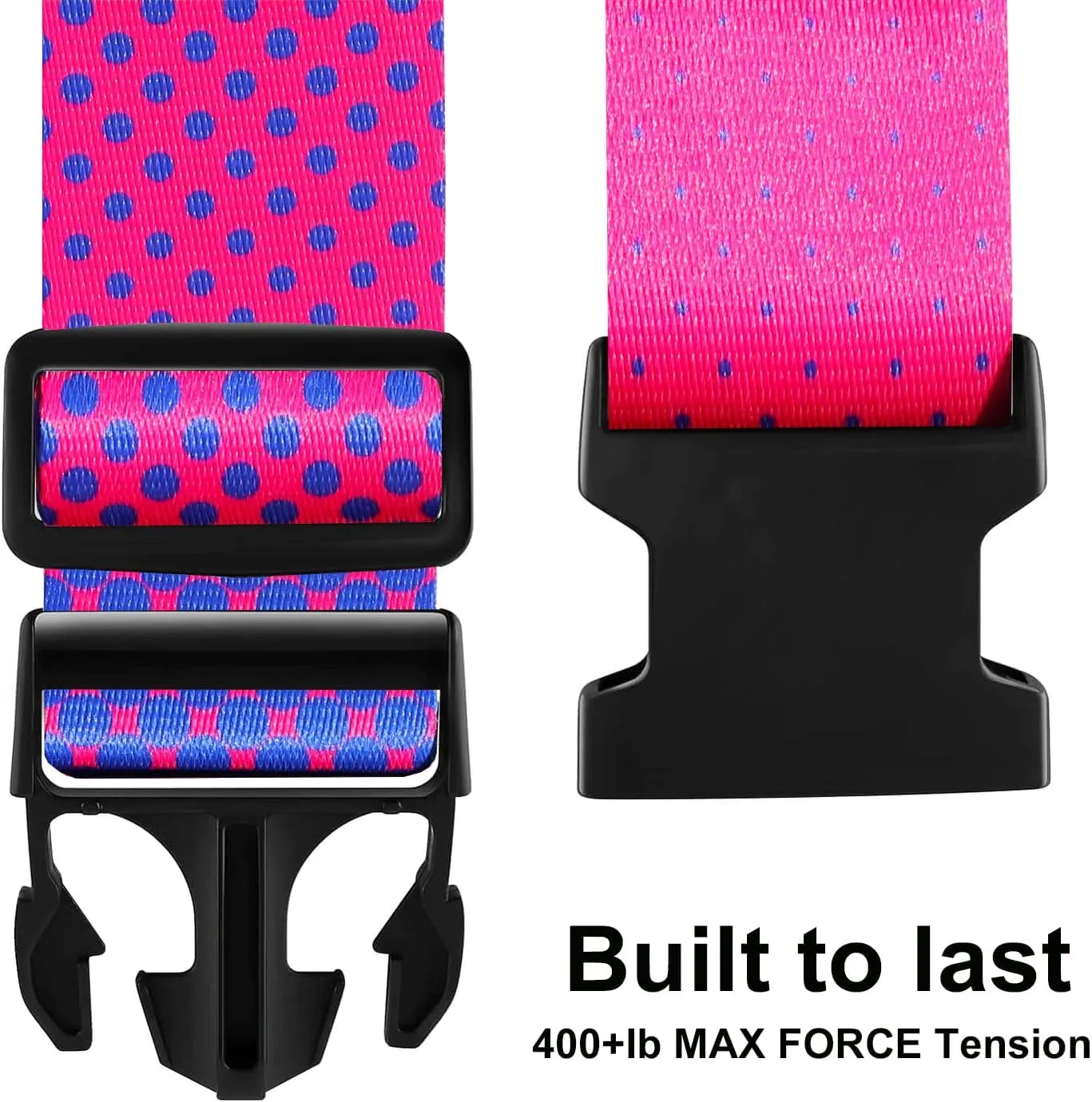Luggage Straps for Suitcases TSA Approved-2 Pack Bright Personalized Luggage Belt Strap for Suitcase/Carry On Bag Luggage Accessories for Travel (Gradient)