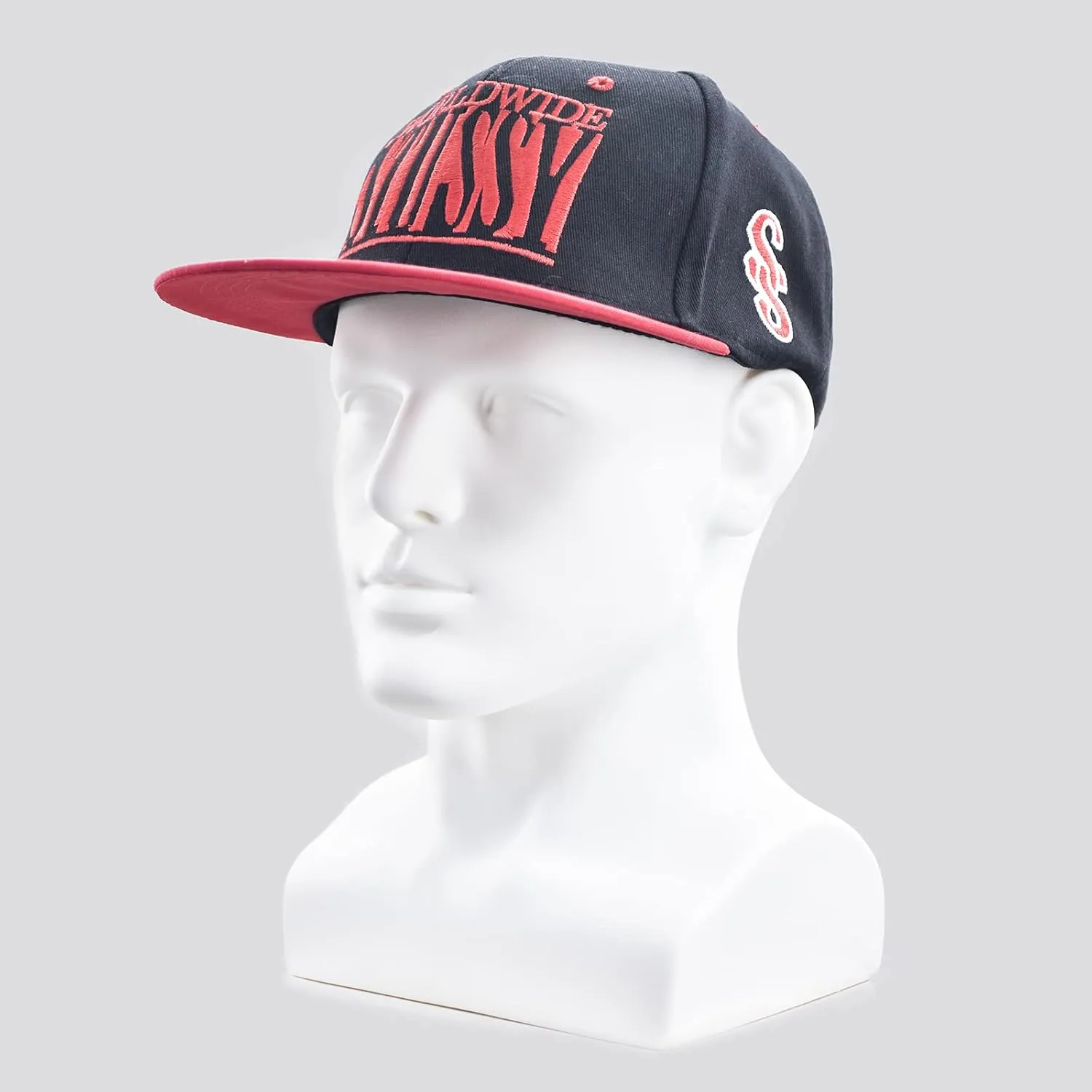Male Mannequin Head Professional Manikin Head for Display Wigs Hats Headphone Mask Sunglasses Jewelry and Scravat Display Stand (Matte white)
