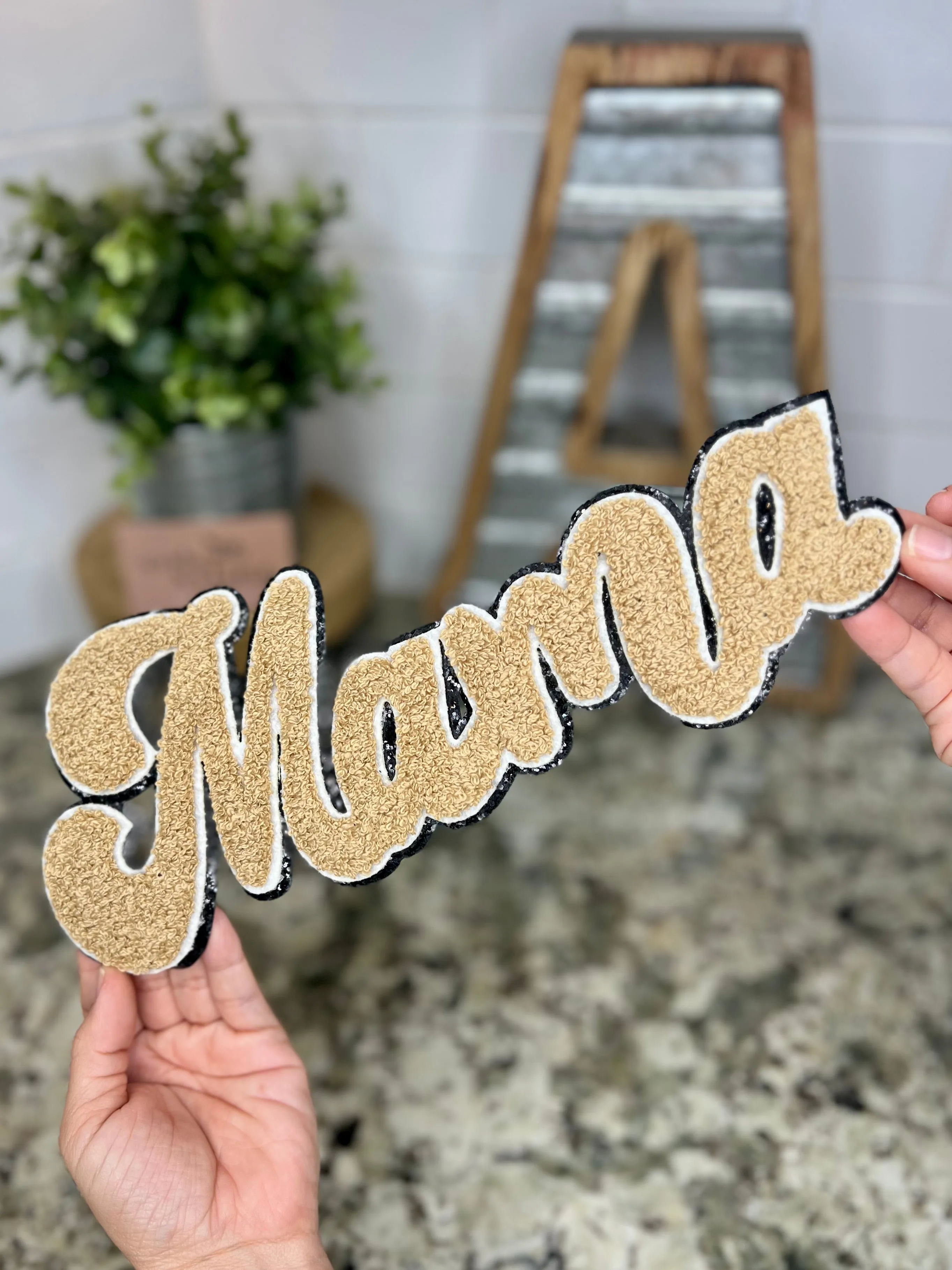 MAMA TAN - CHENILLE PATCH