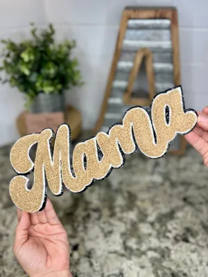 MAMA TAN - CHENILLE PATCH