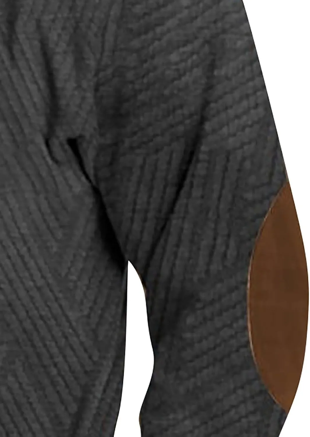 Men's Cashmere Long Sleeve Sweatshirt Warm Cuff Patch Long Sleeve Sweatshirt Top Men's Western Aztec Ethnic Print