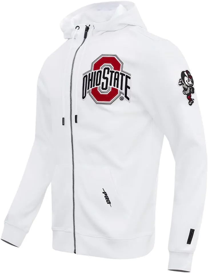 Mens College Classic Chenille Full Zip Hoodie