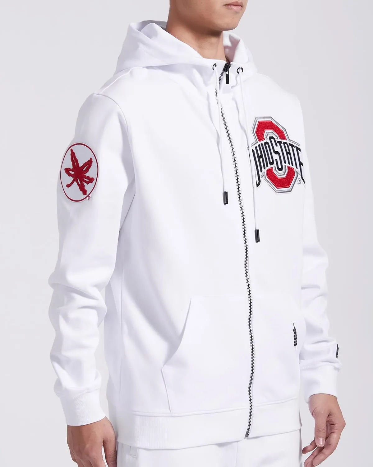 Mens College Classic Chenille Full Zip Hoodie