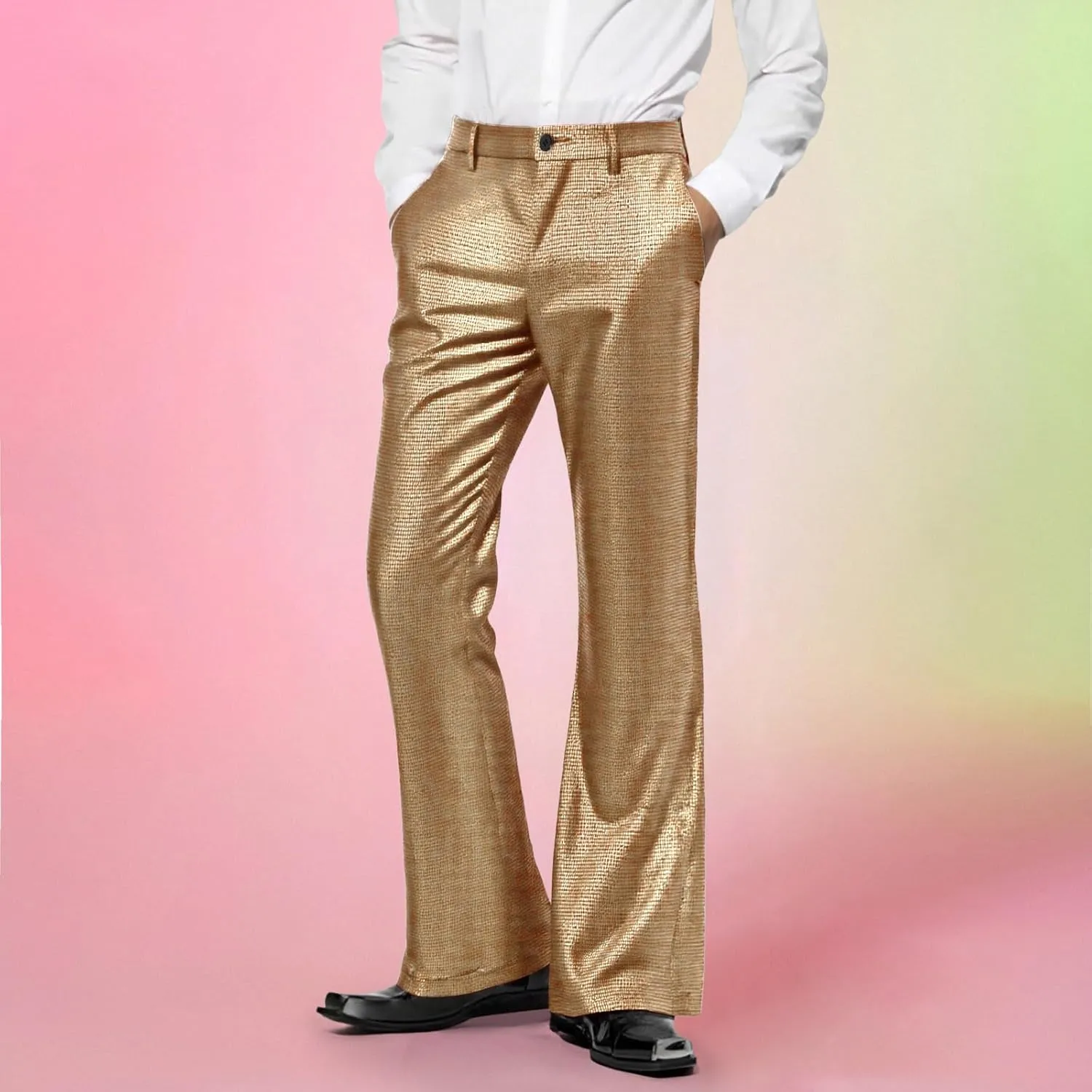 Mens Linen Trousers Jogger Pajama Plaid Joggers Hiking Outfits Stretch Football Regular Fit with Pockets Resort Wear