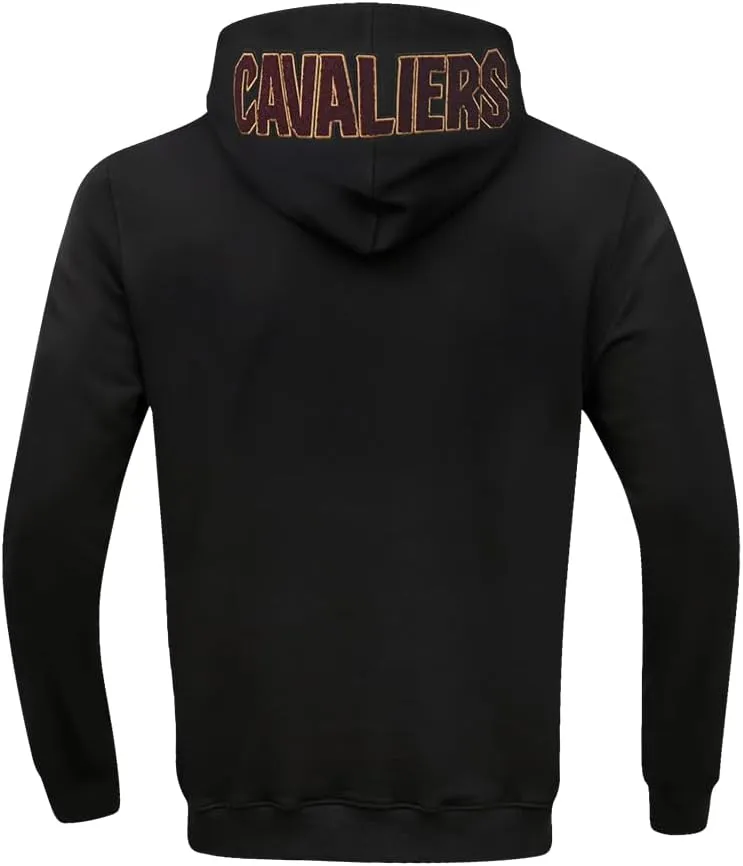 Mens NBA Classic Chenille Cotton Double Knit Full Zip Hoodie