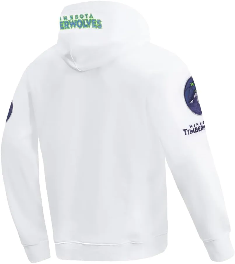 Mens NBA Classic Chenille Cotton Double Knit Full Zip Hoodie