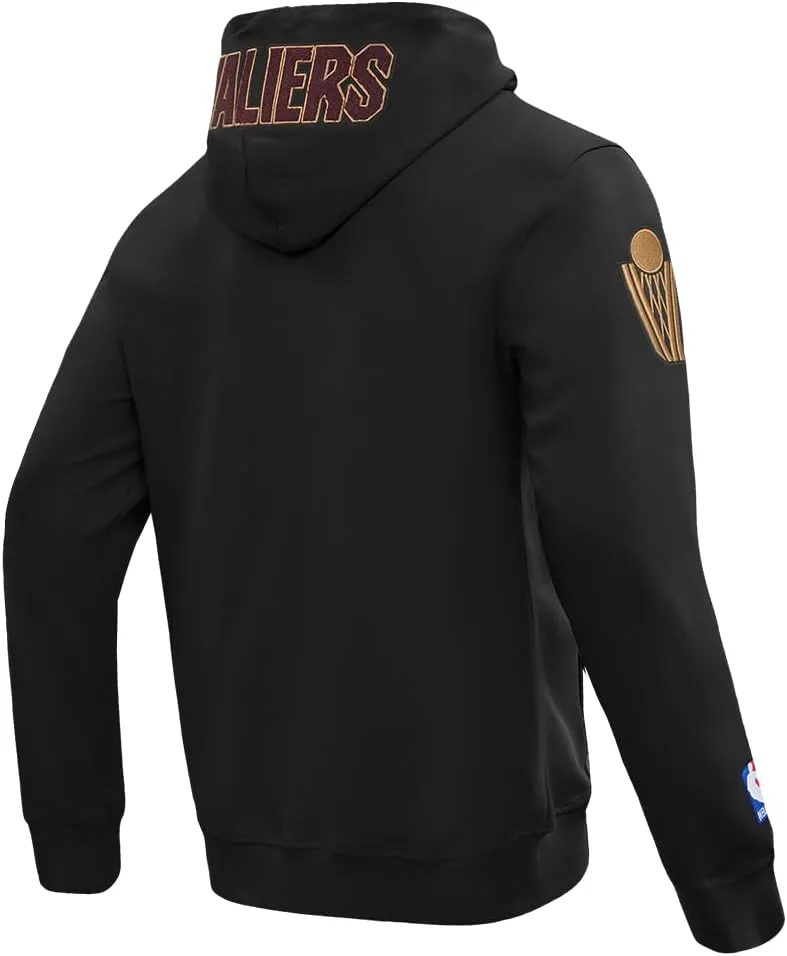 Mens NBA Classic Chenille Cotton Double Knit Full Zip Hoodie