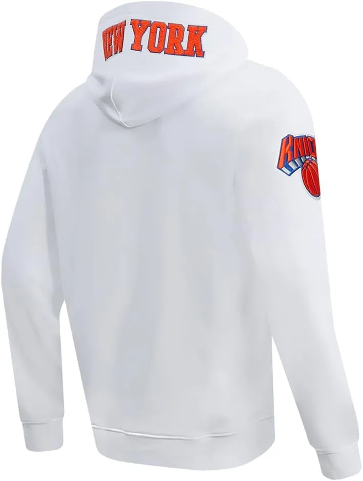 Mens NBA Classic Chenille Pull Over Hoodie