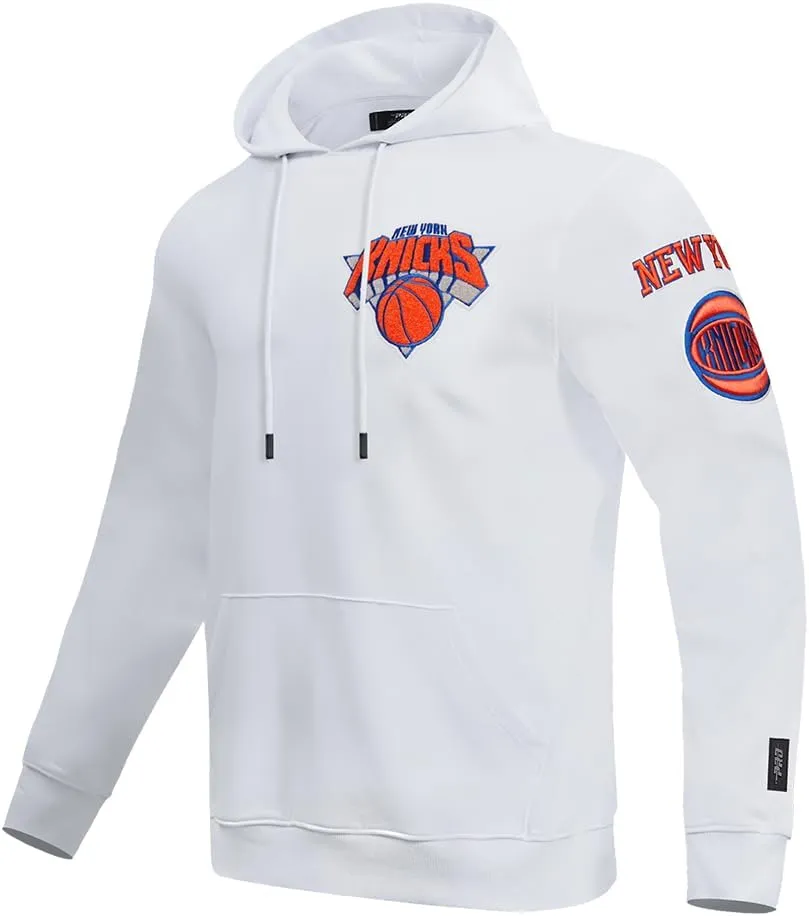 Mens NBA Classic Chenille Pull Over Hoodie