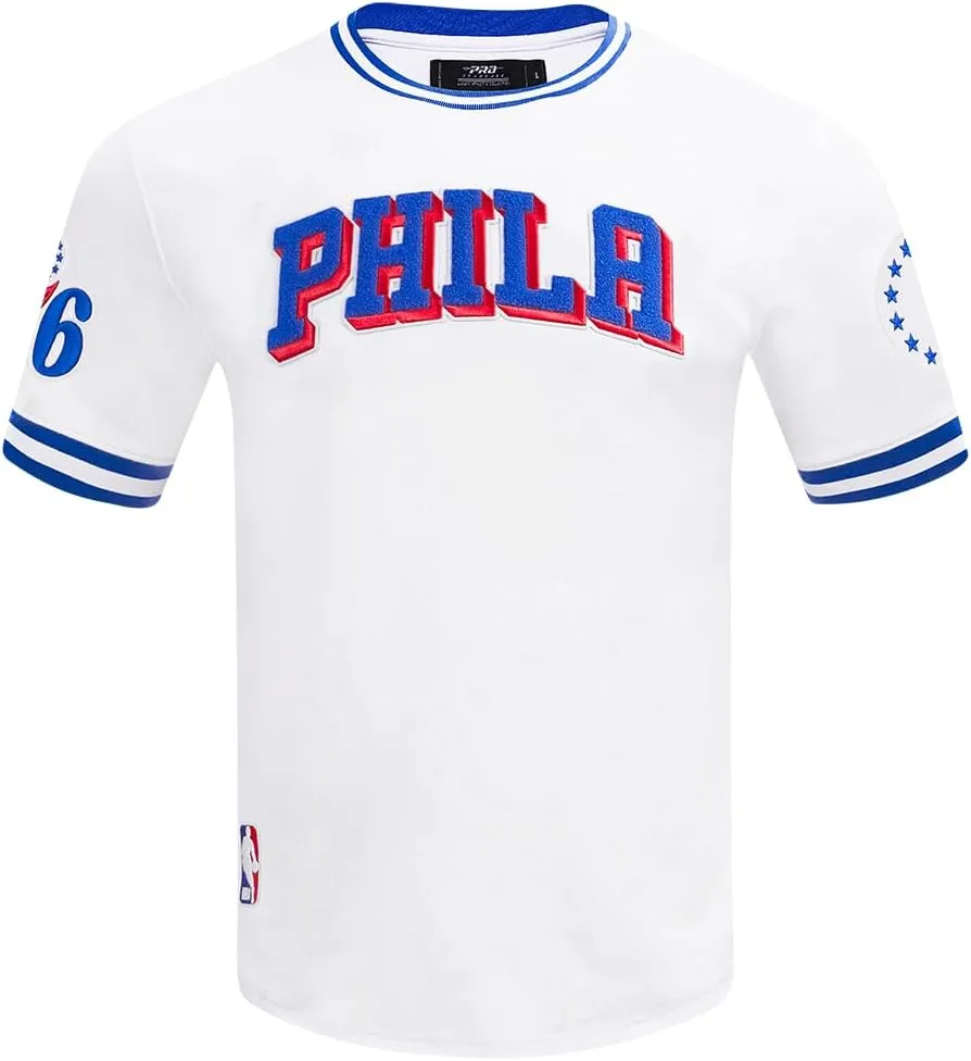 Mens NBA Classic Chenille Short Sleeve Tee