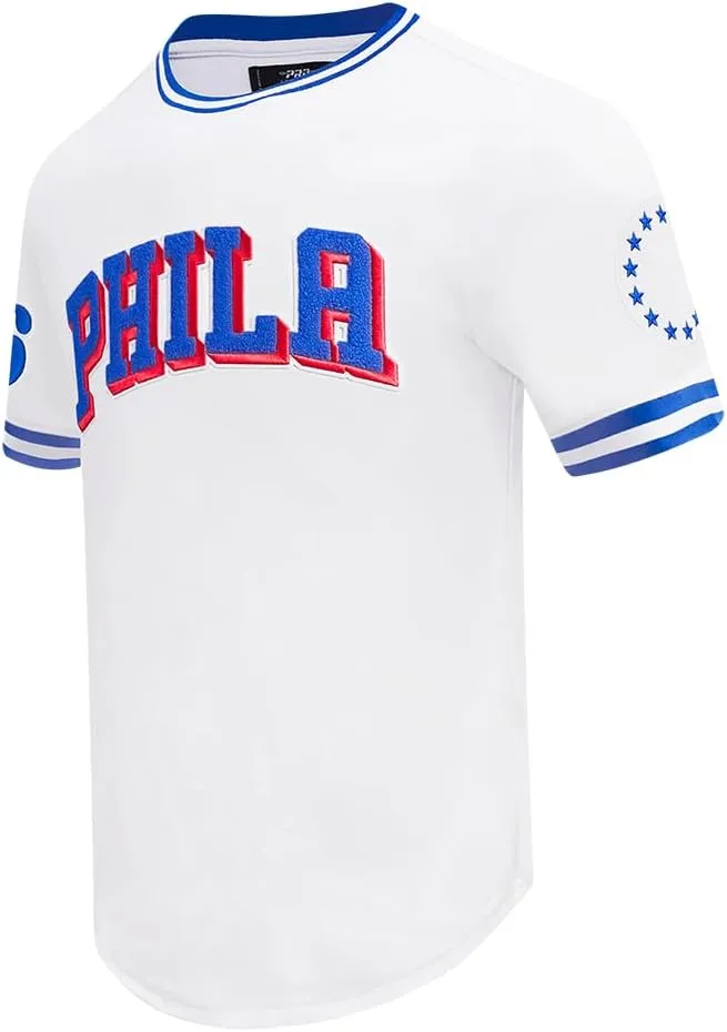 Mens NBA Classic Chenille Short Sleeve Tee