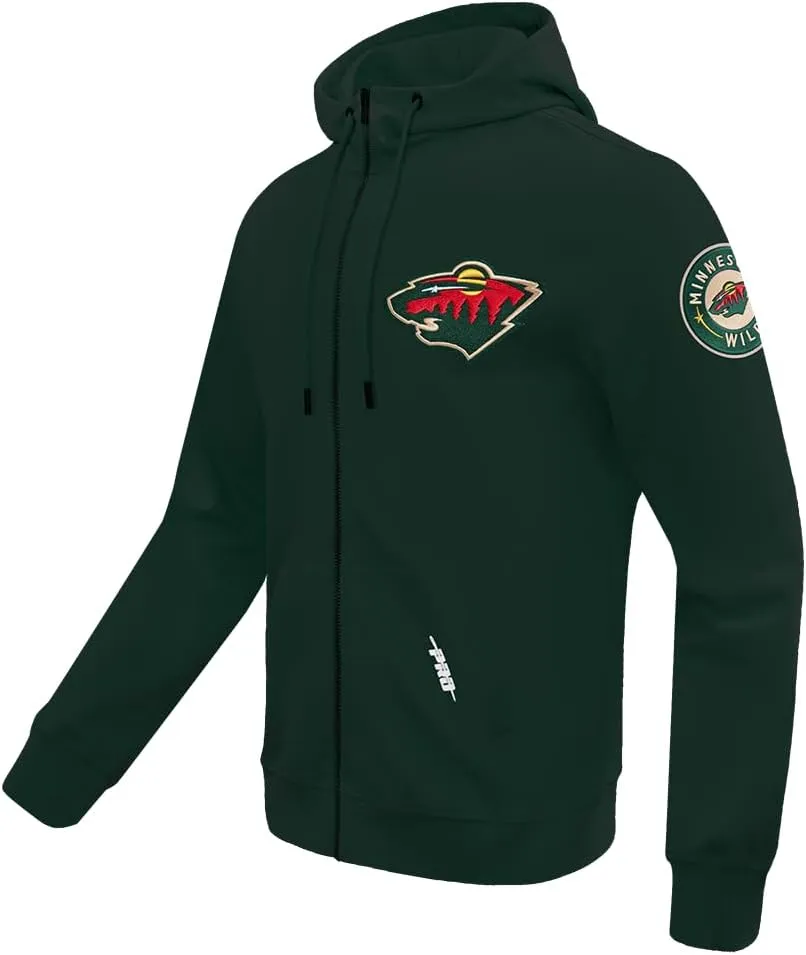 Mens NHL Classic Chenille Full Zip Hoodie
