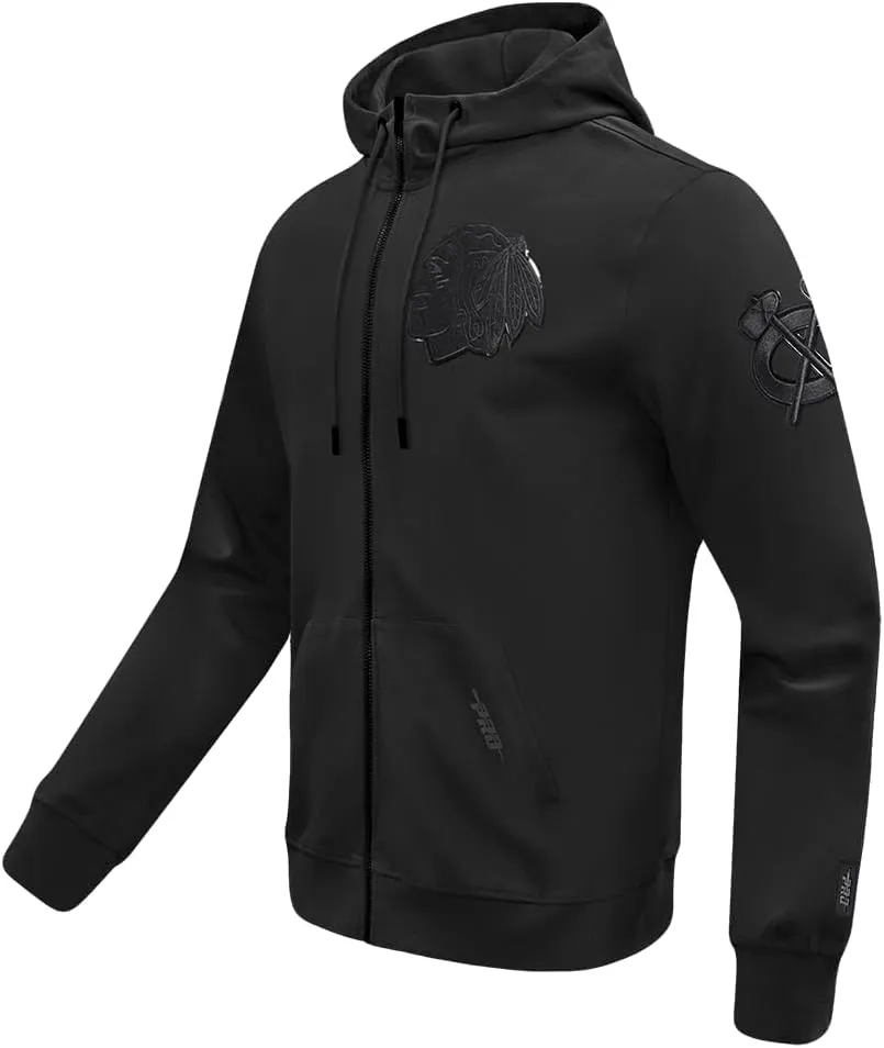 Mens NHL Classic Chenille Full Zip Hoodie