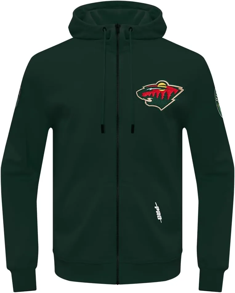 Mens NHL Classic Chenille Full Zip Hoodie