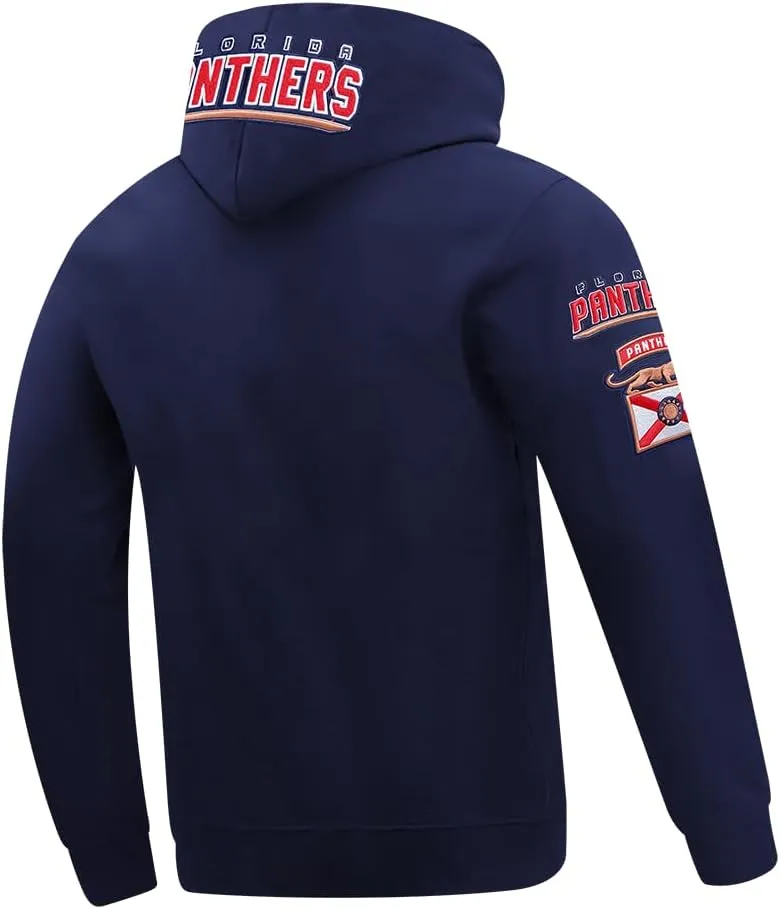 Mens NHL Classic Chenille Pull Over Hoodie