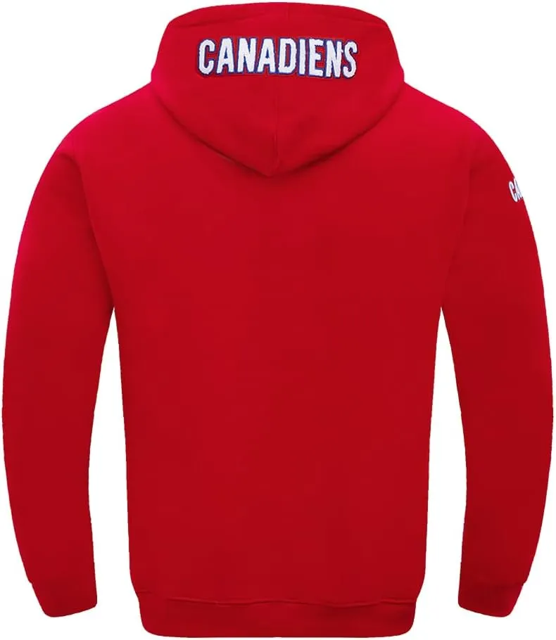 Mens NHL Classic Chenille Pull Over Hoodie