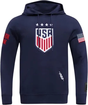 Men's Ussf USWNT Soccer Classic Chenille Standard Double Knit Pullover Hoodie