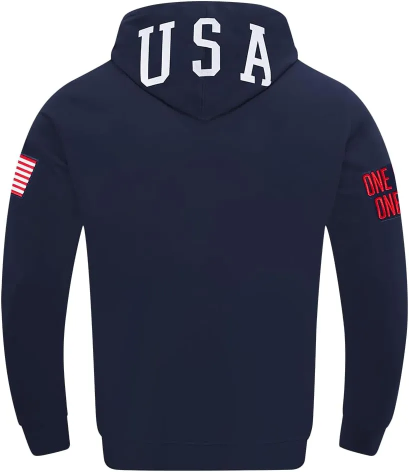 Men's Ussf USWNT Soccer Classic Chenille Standard Double Knit Pullover Hoodie