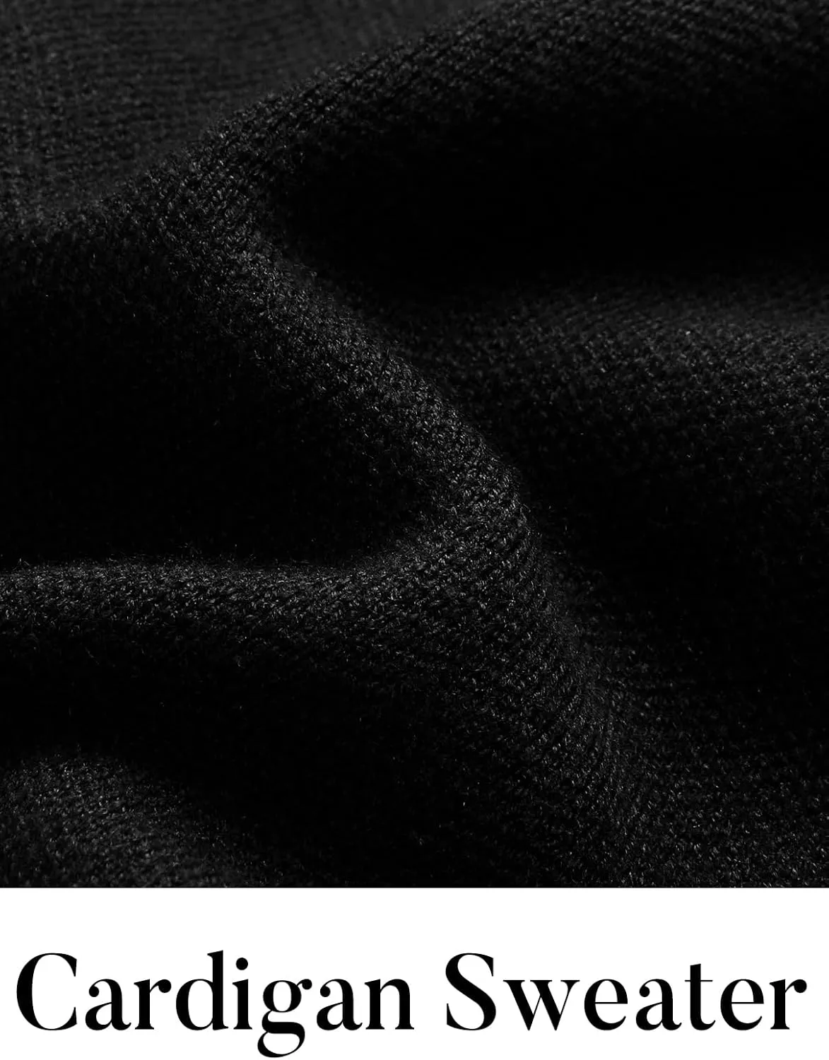 MEROKEETY Women's 2024 Fall Long Sleeve Cardigan Button Lapel Casual Open Front Knit Sweater Jacket