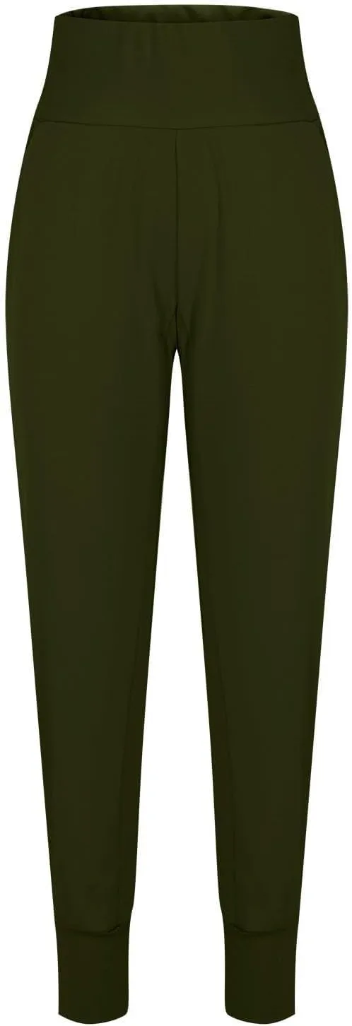 Miyaomn Casual Yoga Joggers for Women High Waisted Athletic Workout Sweatpants Tapered Active Comfy Lounge Pants with Pockets