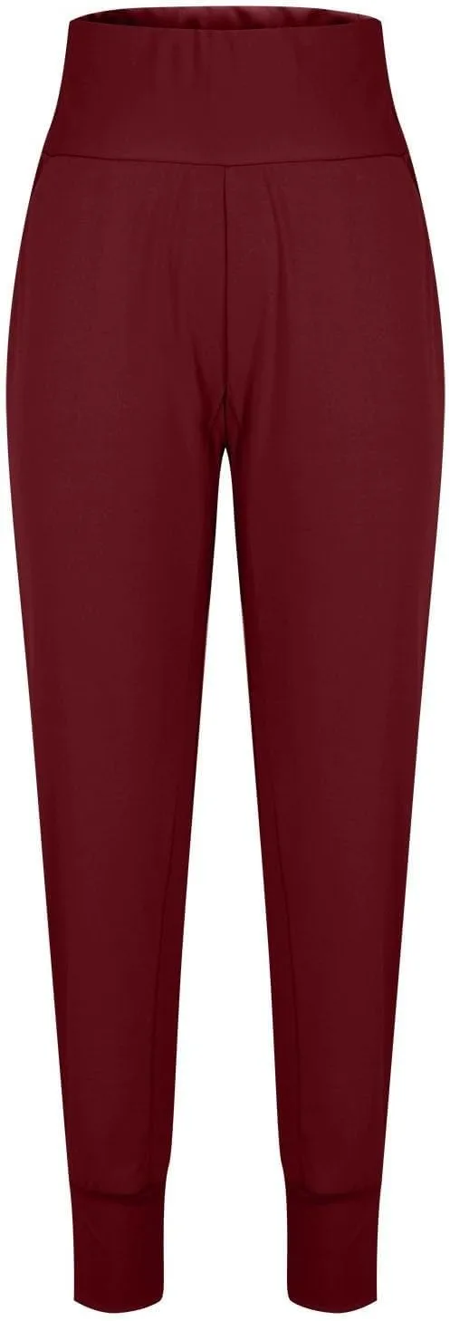 Miyaomn Casual Yoga Joggers for Women High Waisted Athletic Workout Sweatpants Tapered Active Comfy Lounge Pants with Pockets